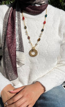 Load image into Gallery viewer, Misk Necklace - Agate Stones