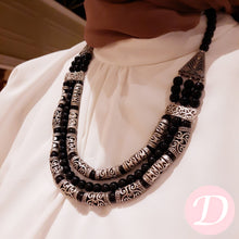 Load image into Gallery viewer, Salma Necklace - Black Agate