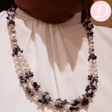 Load image into Gallery viewer, Zeina Necklace - Seashell and Pearl Stones