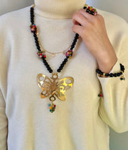 Load image into Gallery viewer, Bella Butterfly Set - Onyx And Agate Stones