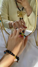 Load image into Gallery viewer, Bella Butterfly Set - Onyx And Agate Stones