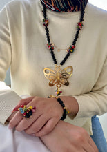 Load image into Gallery viewer, Bella Butterfly Set - Onyx And Agate Stones
