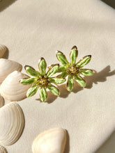 Load image into Gallery viewer, Star Green Earrings - Stainless Steel
