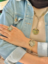 Load image into Gallery viewer, Calligraphy Charm Set - Silver Plated