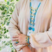 Load image into Gallery viewer, Blue Charm Set - Turquoise Stones