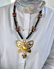 Load image into Gallery viewer, Bella Butterfly Set - Onyx And Agate Stones