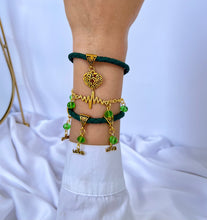 Load image into Gallery viewer, Green Bracelet – Leather Set