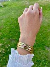 Load image into Gallery viewer, Mira Bangle – Twisted Gold
