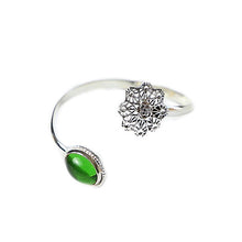 Load image into Gallery viewer, Silver Plated Flower Set