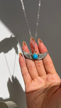 Load image into Gallery viewer, Turquoise Wings Jewelry Set – Silver Plated