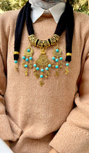 Load image into Gallery viewer, Midnight Necklace Scarf - Cotton