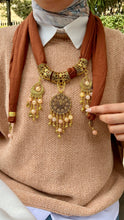 Load image into Gallery viewer, Desert Glow Necklace Scarf - Cotton