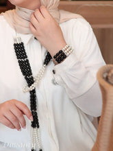 Load image into Gallery viewer, Ehsan Set - Natural Onyx And Pearl Stones