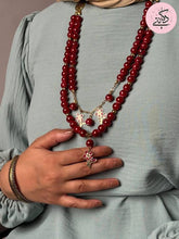Load image into Gallery viewer, Basant Delicate Necklace - Alabaster Stones