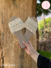 Load image into Gallery viewer, Sara Slippers - Linen