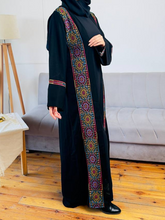 Load image into Gallery viewer, Dalida Cardigan with Khaleji Style - Crepe