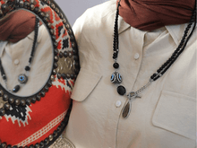 Load image into Gallery viewer, Karima Necklace - Agate Stones And Zircon pendant