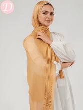 Load image into Gallery viewer, Ava Scarf - Gauze Satin Kuwaiti