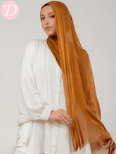 Load image into Gallery viewer, Ava Scarf - Gauze Satin Kuwaiti