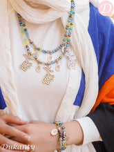 Load image into Gallery viewer, Color Necklace And Bracelet - Crystal
