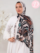 Load image into Gallery viewer, Black Panther Scarf - Crepe Chiffon