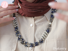 Load image into Gallery viewer, Zeina Necklace - Seashell and Pearl Stones
