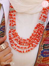 Load image into Gallery viewer, Marwa Necklace - Orange Agate