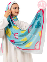 Load image into Gallery viewer, Fruitie Scarf - Crepe Chiffon
