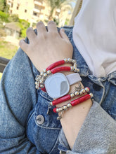 Load image into Gallery viewer, Afnan Watch Set - Red Acrylic