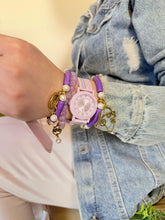 Load image into Gallery viewer, Isla Watch Set - Purple Acrylic