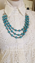 Load image into Gallery viewer, Elegant Necklace - Turquoise Stones