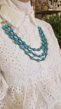 Load image into Gallery viewer, Elegant Necklace - Turquoise Stones