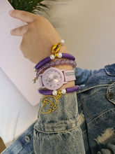 Load image into Gallery viewer, Carmen Watch Set - Purple Acrylic
