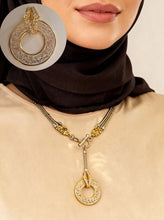Load image into Gallery viewer, Calligraphy Shine - Gold Plated Necklace