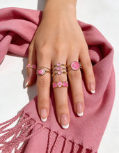 Load image into Gallery viewer, Pink Glow Rings - Stainless Steel