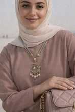 Load image into Gallery viewer, Lunar Crescent Necklace - Silver Plated