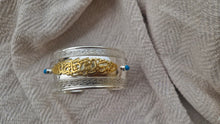 Load image into Gallery viewer, Gold and Silver Plated Arabian Bangle