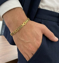 Load image into Gallery viewer, King Bracelet - Pure Copper & Silver Plated