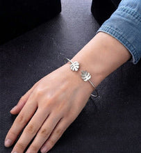 Load image into Gallery viewer, Nature Leaf Bracelet - Gold & Silver Plated