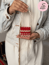 Load image into Gallery viewer, Sama Airpods Bag - Alabaster And Pearl