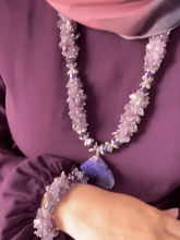 Load image into Gallery viewer, Suzan Purple Agate Set