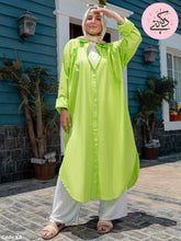 Load image into Gallery viewer, Alara Long Shirt - Poplin