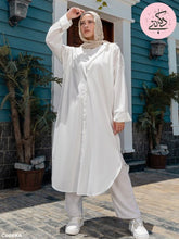 Load image into Gallery viewer, Alara Long Shirt - Poplin