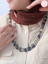 Load image into Gallery viewer, Zeina Necklace - Seashell and Pearl Stones