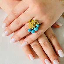 Load image into Gallery viewer, Blue Charm Set - Turquoise Stones