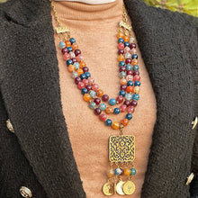 Load image into Gallery viewer, Nevo Agate Set - Gold Plated