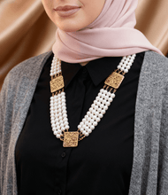 Load image into Gallery viewer, The White Pearl Luna Necklace