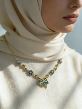 Load image into Gallery viewer, Floral Necklace - Stainless Steel