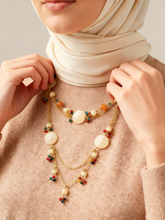 Load image into Gallery viewer, Seasons Love Necklace - Agate Stones
