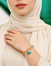 Load image into Gallery viewer, Elephant Bracelet - Stainless Gold Plated